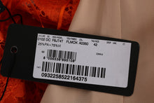Load image into Gallery viewer, Dolce &amp; Gabbana Elegant Long-Sleeve Full-Length Orange Sheath Dress
