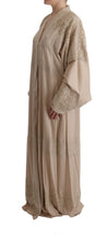 Load image into Gallery viewer, Dolce &amp; Gabbana Elegant Beige Cape Kaftan Dress
