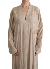 Load image into Gallery viewer, Dolce &amp; Gabbana Elegant Beige Cape Kaftan Dress
