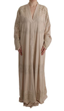 Load image into Gallery viewer, Dolce &amp; Gabbana Elegant Beige Cape Kaftan Dress
