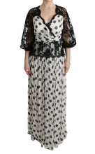 Load image into Gallery viewer, Dolce &amp; Gabbana Elegant Polka Dotted Full Length Gown
