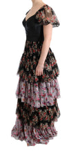 Load image into Gallery viewer, Dolce &amp; Gabbana Elegant Floral Shift Dress in Multicolor Silk Blend
