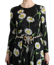 Load image into Gallery viewer, Dolce &amp; Gabbana Elegant Sunflower Maxi Gown with Crystals
