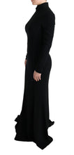 Load image into Gallery viewer, Dolce &amp; Gabbana Elegant Full Length Sheath Gown in Black
