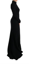 Load image into Gallery viewer, Dolce &amp; Gabbana Elegant Full Length Sheath Gown in Black
