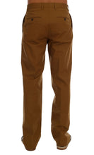 Load image into Gallery viewer, Dolce &amp; Gabbana Elegant Brown Formal Trousers for Men

