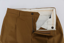 Load image into Gallery viewer, Dolce &amp; Gabbana Elegant Brown Formal Trousers for Men

