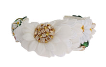 Load image into Gallery viewer, Dolce &amp; Gabbana Sunflower Crystal Embellished Headband
