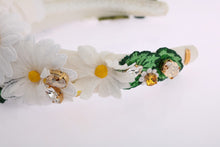 Load image into Gallery viewer, Dolce &amp; Gabbana Sunflower Crystal Embellished Headband
