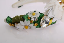 Load image into Gallery viewer, Dolce &amp; Gabbana Sunflower Crystal Embellished Headband
