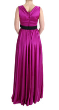 Load image into Gallery viewer, Dolce &amp; Gabbana Elegant Pink Silk Gown Dress

