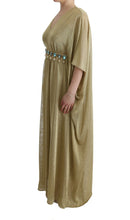 Load image into Gallery viewer, Dolce &amp; Gabbana Elegant Gold Shift Gown Dress
