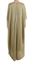 Load image into Gallery viewer, Dolce &amp; Gabbana Elegant Gold Shift Gown Dress
