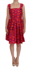 Load image into Gallery viewer, Dolce &amp; Gabbana Elegant Pink A-Line Sleeveless Dress
