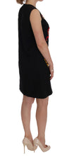 Load image into Gallery viewer, Dolce &amp; Gabbana Black Crystal-Embellished Stretch Mini Dress
