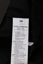 Load image into Gallery viewer, Dolce &amp; Gabbana Elegant Black Lace Heart Applique Shift Dress

