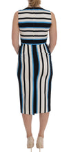 Load image into Gallery viewer, Dolce &amp; Gabbana Chic Striped Silk Sheath Dress
