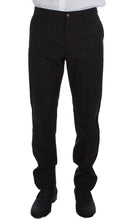 Load image into Gallery viewer, Dolce &amp; Gabbana Elegant Brown Striped Three-Piece Tuxedo
