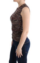 Load image into Gallery viewer, Dolce &amp; Gabbana Sleeveless Multicolor Knit Wool Top

