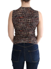 Load image into Gallery viewer, Dolce &amp; Gabbana Sleeveless Multicolor Knit Wool Top
