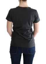 Load image into Gallery viewer, Dolce &amp; Gabbana Elegant Gray Cotton Tee with Exclusive Print
