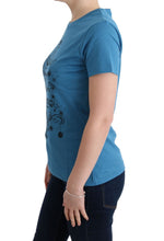 Load image into Gallery viewer, Dolce &amp; Gabbana Chic Blue Cotton Tee with 2017 Print
