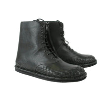 Load image into Gallery viewer, Bottega Veneta Bottega Veneta Men&#39;s Dark Gray Leather Side Zipper Boots
