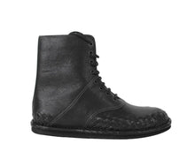 Load image into Gallery viewer, Bottega Veneta Bottega Veneta Men&#39;s Dark Gray Leather Side Zipper Boots
