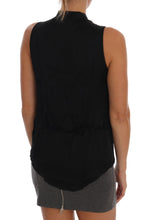 Load image into Gallery viewer, Versace Jeans Chic Sleeveless Black Shirt Blouse
