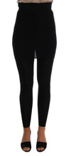 Load image into Gallery viewer, Dolce &amp; Gabbana Elegant Black Cashmere Silk Stretch Pants
