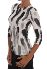 Load image into Gallery viewer, Dolce &amp; Gabbana Elegant Striped Stretch Blouse
