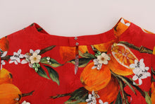 Load image into Gallery viewer, Dolce &amp; Gabbana Embellished Crepe Blouse with Blossom Print
