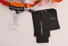 Load image into Gallery viewer, Dolce &amp; Gabbana Embellished Crepe Blouse with Blossom Print
