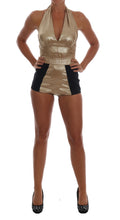 Load image into Gallery viewer, Dolce &amp; Gabbana Gold Silk Stretch Romper Body

