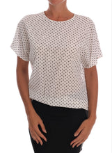 Load image into Gallery viewer, Dolce &amp; Gabbana Chic Polka Dot Silk Blouse
