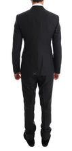 Load image into Gallery viewer, Dolce &amp; Gabbana Elegant Gray Striped Wool Silk Men&#39;s 3-Piece Suit
