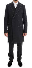 Load image into Gallery viewer, Dolce &amp; Gabbana Elegant Gray Double Breasted Wool Suit
