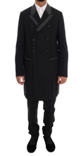 Load image into Gallery viewer, Dolce &amp; Gabbana Elegant Black Double Breasted Wool Suit
