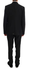 Load image into Gallery viewer, Dolce &amp; Gabbana Elegant Black Wool Three-Piece Suit
