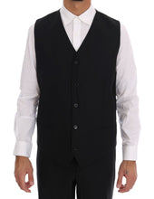 Load image into Gallery viewer, Dolce &amp; Gabbana Elegant Black Wool Three-Piece Suit
