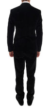 Load image into Gallery viewer, Dolce &amp; Gabbana Elegant Black Slim Fit Three-Piece Suit
