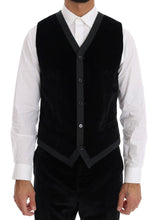 Load image into Gallery viewer, Dolce &amp; Gabbana Elegant Black Slim Fit Three-Piece Suit
