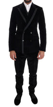 Load image into Gallery viewer, Dolce &amp; Gabbana Elegant Black Slim Fit Three-Piece Suit
