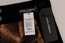 Load image into Gallery viewer, Dolce &amp; Gabbana Baroque Embroidered Velvet Pencil Skirt
