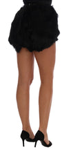 Load image into Gallery viewer, Dolce &amp; Gabbana Exquisite Black Mink Fur Mini Shorts
