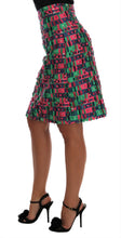 Load image into Gallery viewer, Dolce &amp; Gabbana Elegant Jacquard High Waist Pencil Skirt
