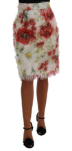 Load image into Gallery viewer, Dolce &amp; Gabbana Elegant Floral High-Waist Pencil Skirt
