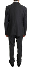 Load image into Gallery viewer, Dolce &amp; Gabbana Elegant Gray Double Breasted Wool Silk Suit
