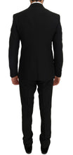 Load image into Gallery viewer, Dolce &amp; Gabbana Elegant Black Three-Piece Suit with Saxophone Embroidery
