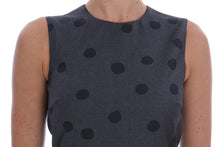 Load image into Gallery viewer, Dolce &amp; Gabbana Chic Sleeveless Polka Dotted Wool Dress
